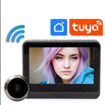 Видеоглазок 2Mp TUYA-WiFi для входной двери iHome 10S-Tuya с записью