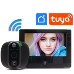 Видеоглазок для входной двери Tuya Wi-Fi iHome SW5-Tuya с записью на SD